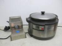 Suzumo IH-MS2000 Rice Cooker with Tokin Noise Filter. NOTE: M.C.Bignell 5KVA Output Control Requires Repair (As Viewed)