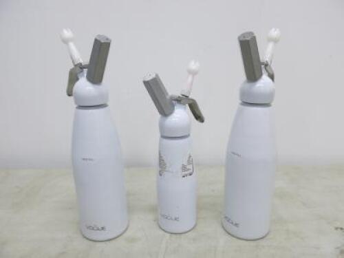 3 x Vogue Whipped Cream Dispenser