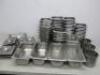 Assorted Quantity of Stainless Steel Bain Marie & Storage Pots with a Quantity of Lids (As Viewed)