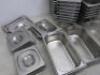 Assorted Quantity of Stainless Steel Bain Marie & Storage Pots with a Quantity of Lids (As Viewed) - 5