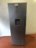 Beko Upright Fridge in Silver with Water Dispenser, Model LP1671DS. Size H170cm x W59cm x D66cm