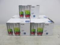 5 x Boxes of 6 Schott Zwiesel Pure Long Drink Glasses