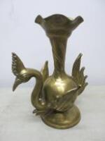 Brass Mythical Bird Ornamental Vase. Size H50cm