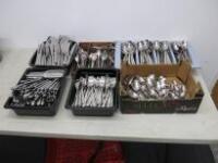 Large Lot of Approx 845 x WMF Jette Stainless Steel Cutlery to Include: 200 x Small Knives (FJ06G), 130 x Large Knives (FJ11F), 50 x Small Spoons (GC09K), 170 x Large Spoons (FJ12F), 115 x Small Forks (FJ05G), 160 x Large Forks (FJ12F) & 20 x Teaspoons (A