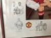 "Manchester United Memorabilia" - Framed & Glazed, Signed Lithograph Print 6 of 50 - 'A TEAM FOR ALL SEASONS' - 6