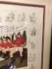 "Manchester United Memorabilia" - Framed & Glazed, Signed Lithograph Print 6 of 50 - 'A TEAM FOR ALL SEASONS' - 10