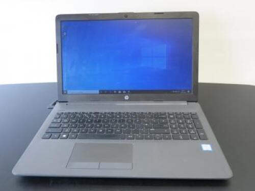 HP 15.5" Laptop, Model 250 G7, Running Windows 10. Intel Core i5-8265U, CPU @ 1.60Ghz, 8GM RAM, 237GB HDD. Comes with Power Supply.