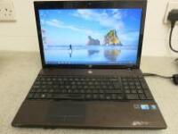 HP ProBook 4520s, 15.5" Laptop, Running Windows 10 Pro. Intel Core i3, CPU M370 @ 2.40Ghz, 3GB RAM, 280GB HDD. Comes with Power Supply