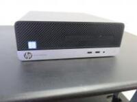 HP ProDesk 400 G5 SFF, Running Windows 10 Pro, Intel Core i5-8500, CPU @ 3.0Ghz, 8GB RAM, 256GB SSD & DVD RW Drive.