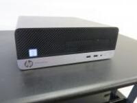 HP ProDesk 400 G5 SFF, Running Windows 10 Pro, Intel Core i5-8500, CPU @ 3.0Ghz, 8GB RAM, 256GB SSD & DVD RW Drive.