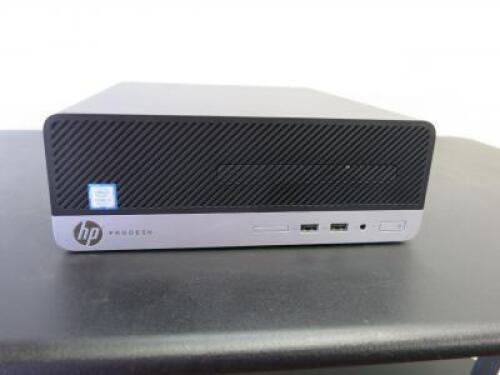 HP ProDesk 400 G5 SFF. Intel Core i5-8500, CPU @ 3.0Ghz, 8GB RAM, 256GB SSD & DVD RW Drive. No Operating System.