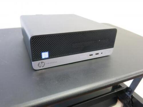HP ProDesk 400 G5 SFF. Intel Core i5-8500, CPU @ 3.0Ghz, 8GB RAM, 256GB SSD & DVD RW Drive. No Operating System.