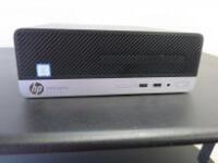 HP ProDesk 400 G5 SFF, Running Windows 10 Pro, Intel Core i5-8500, CPU @ 3.0Ghz, 8GB RAM, 256GB SSD & DVD RW Drive.