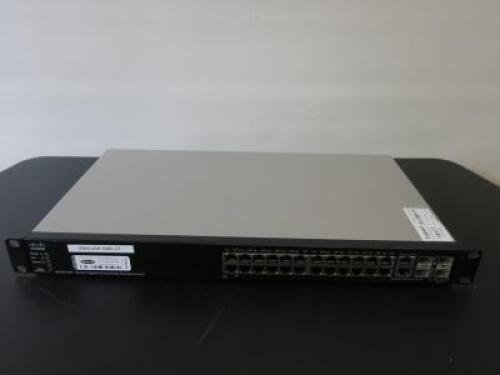 Cisco 28 Port Gigabit PoE Stackable Managed Switch, Model SG500-28P