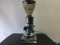 Macap MXA C83, Coffee Grinder, S/N 181115089, 240v. NOTE: Hopper broken and repaired