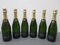 6 x Bottles of Jean Paul Deville Champagne, 75cl