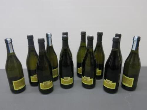 12 x Bottles of Bernardi Refontolo Prosecco Vino Frizzante, 75cl