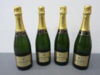 4 x Bottles of Louis D'OR Champagne, 75cl
