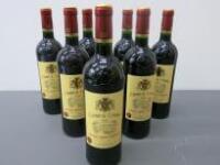 7 x Bottles of Esprit de Lussac Saint Emillion 2016, 75cl