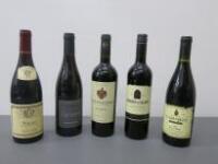 5 x Bottles of Assorted Red Wine to Include: 1 x M & E Roblin Sancerre 2014, 1 x Louis Jadot Macon 2107, 1 x Il Tauro Riserva 2015, 1 x Marques de Castilla 2106, 1 x Carmen Reserva Pinot Noir 2007, 75cl