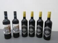 6 x Bottles of Assorted Red Wine to Include; 4 x Monte Lagares Rioja 2017, 2 x Elmolturo Tempranillo 2016, 75cl