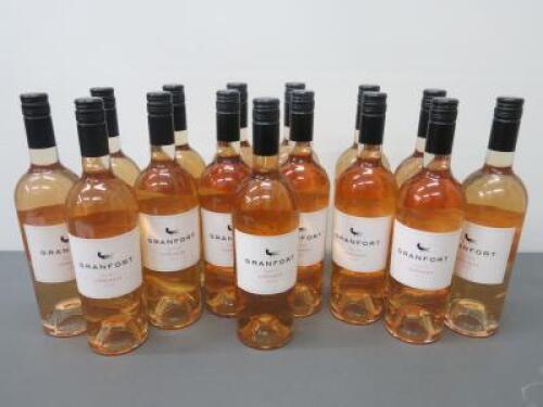 15 x Bottles of Granfort Pays d'Orc Cinsault Rose 2018, 75cl