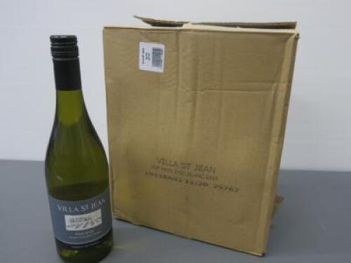 Box of 6 Bottles Villa St Jean D'Orc White Wine 2018, 75cl