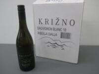 Box of 6 Bottles of Krizno Sauvignon Blanc 2018, 75cl