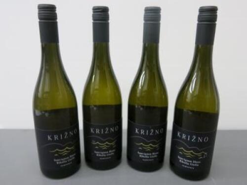 4 x Bottles of Krizno Sauvignon Blanc 2018, 75cl