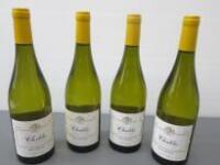 4 x Bottles of Paul Deloux Chablis 2018, 75cl