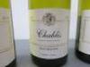 4 x Bottles of Paul Deloux Chablis 2018, 75cl - 2