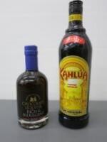 2 x Bottles of Liqueur to Include: 1 x Kahlua, 70cl & 1 x Marks & Spencer Chocolate Liqueur, 35cl