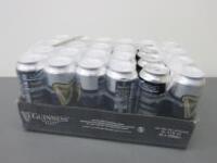 Case of 24 Cans of Guinness, 52cl. BBE 01/10/2020