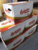 5 x Cases of 24 Bottles of Budweiser Budvar Czech Imported Lager, 33cl. BBE 14/10/2020