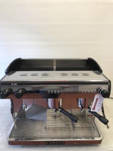 Crem Int. Spain, Expobar G10 Esprezzi 2 Grp Coffee Machine, Model EBEE-D41B-22AA. DOM June 2018. Comes with Attachments (As Viewed)