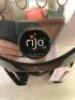 Aequator Swiss Made Rijo 42 Commercial Bean to Cup Touch Screen Coffee Machine. Model Brasil ASD High Gloss Black, S/N 222552020. NOTE: missing drip tray, 2 feet & plug required - 2