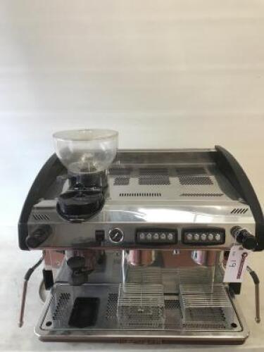 Crem Int. Spain, Expobar New Elegance 2 Grp Coffee Machine, Model MA-C-2GR DOM January 2017. Comes with Britta Purity Fresh Water Filter. NOTE: missing 2 x coffee holders