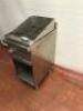 Lotus Commercial Gas Griddle, Model CW-74G With Open Compartment. Size H95cm x D70cm x W40cm. NOTE: Cast iron plate requires replacing (As Viewed) - 2