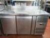 Furnotel 2 Door Mobile Refrigerated Counter Top Preparation Unit with Shelf Over, Model GN2200TN. Size H170cm x W 136cm x D70cm - 2