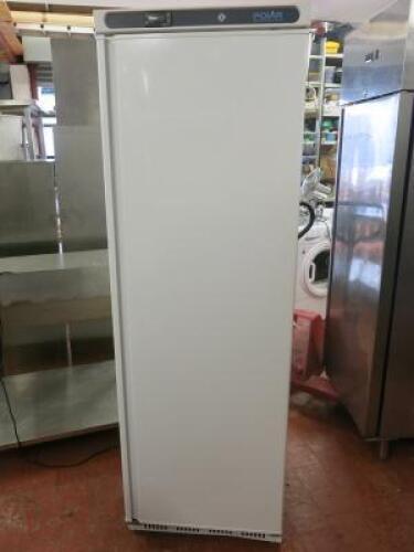 Polar Commercial Single Door Upright Refrigerator, Model CD612. Size H185cm x W60cm x D60cm