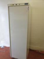 Polar White Single Door Upright Freezer, Model CD613. Size H185cm x W60cm x D60cm