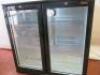 Lec 2 Door Back Bar Chiller, Model BC9007K. Size 90cm x W90cm x D50cm - 2