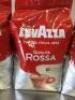 6 x Bags of 1kg Lavazza Qualita Rossa Rich & Full Bodied Coffee Beans - 2