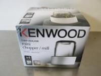 Boxed/New - Kenwood Chef/Major Mini Chopper/Mill Attachment