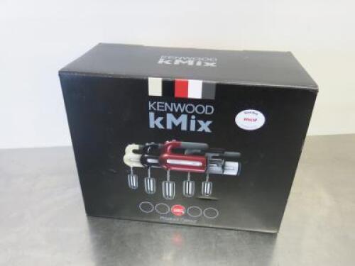 Boxed/New Kenwood kMix Hand Mixer in Red, Model HM791