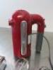 Kenwood kMix Hand Mixer in Red, Model HM79, Comes with Attachments - 2