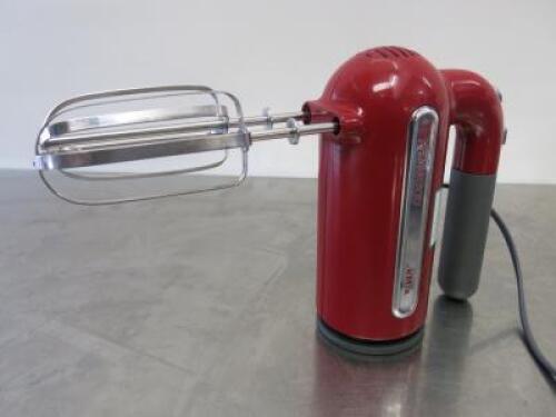 Kenwood kMix Hand Mixer in Red, Model HM79, Comes with Attachments