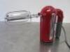 Kenwood kMix Hand Mixer in Red, Model HM79, Comes with Attachments