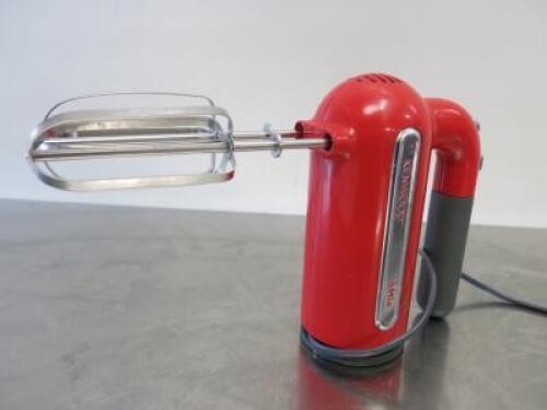 Kenwood kMix Hand Mixer in Cherry Red, Model HM79, Comes with Attachments