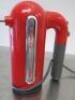 Kenwood kMix Hand Mixer in Cherry Red, Model HM79, Comes with Attachments - 2